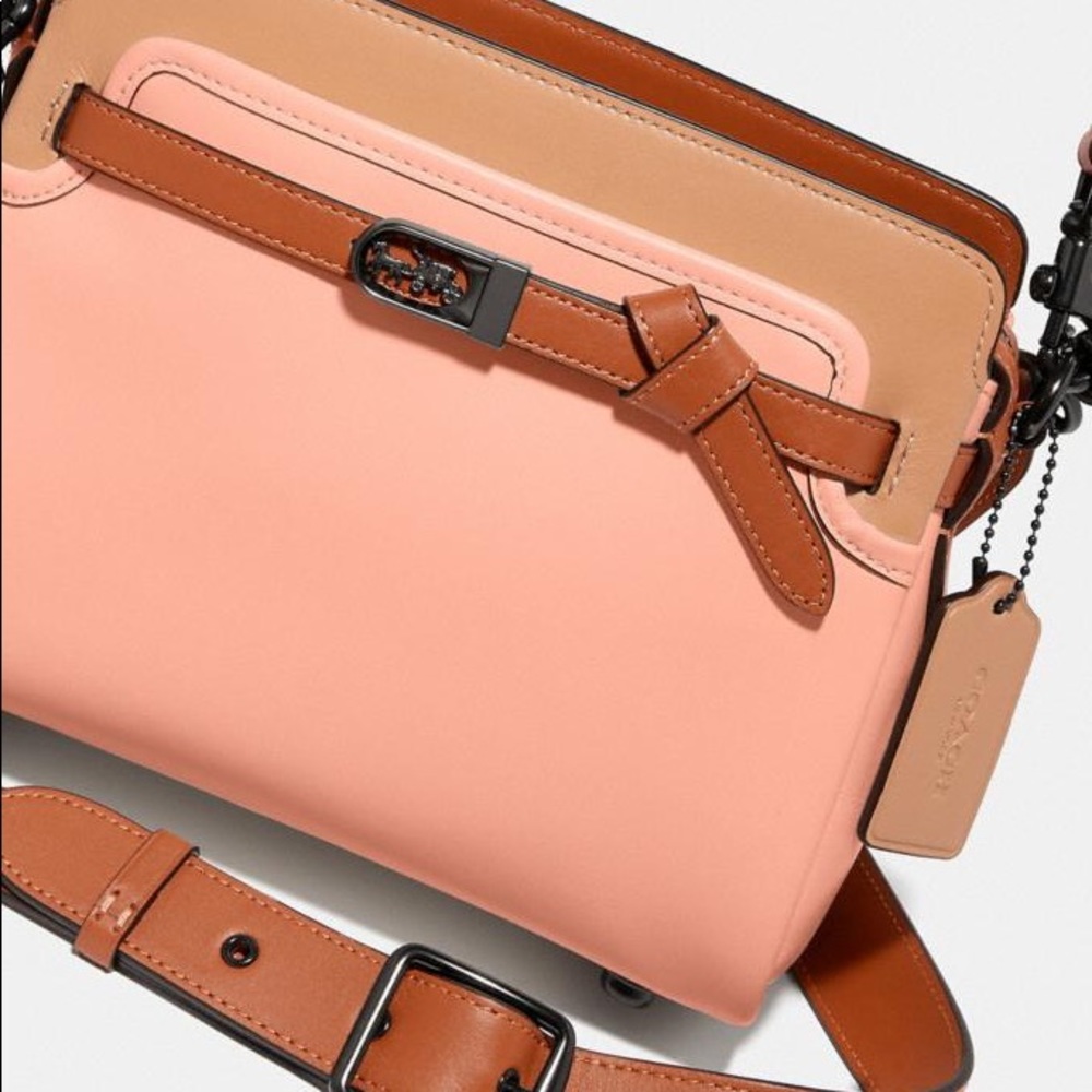 Coach Tate carryall bag blush natural multi pewter - Picture 4 of 11